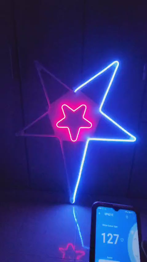 4ft Neon Pixel LED Star – Premium Glow, Limited Early-Bird Offer